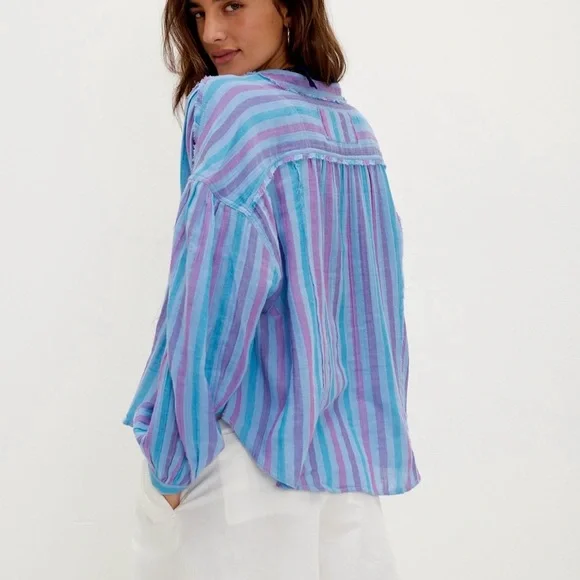 We The Free Valley Double Cloth Striped Shirt - Picture 2 of 6